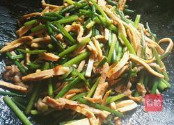 香干肉丝炒韭菜花的做法图解14