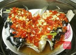 剁椒鱼头的做法图解9