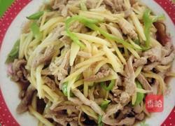 嫩姜炒肉丝的做法图解5