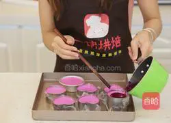 Baby's favorite no-bake cake - Dragon Fruit Mousse Cake Recipe Illustration 14