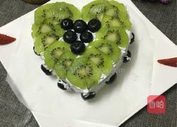 爱心水果蛋糕的做法图解17