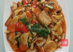 小酱鲍菇五花肉的做法图解4