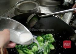 香菇扒菜胆的做法图解1