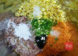 玉米胡萝卜猪肉馅饺子的做法图解5