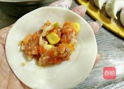 玉米胡萝卜猪肉馅饺子的做法图解8