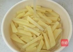 酥脆炸薯条的做法图解4