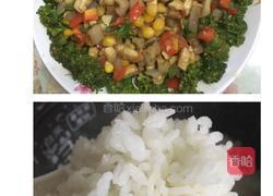 五彩鸡丁的做法图解1