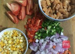 五彩鸡丁的做法图解3