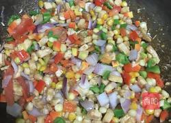 五彩鸡丁的做法图解4