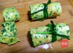 韭菜虾皮鸡蛋卷的做法图解11