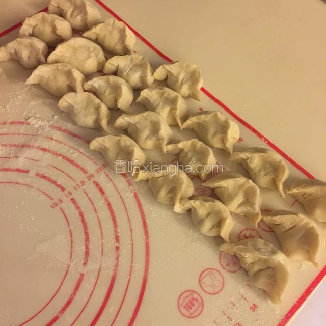 包好的水饺