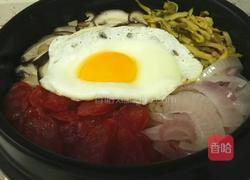 腊肠石锅拌饭的做法图解9