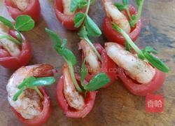 圣女果夹虾仁的做法图解10