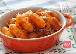 辣白菜炒打糕条的做法图解11