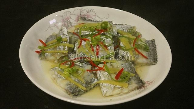 蒸好后在装饰下。