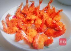 黄金凤尾虾的做法图解7