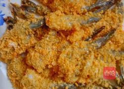 黄金凤尾虾的做法图解5