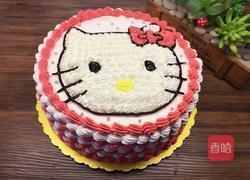 kitty猫蛋糕的做法图解11