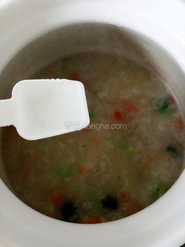 加入盐调味！