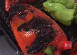 凉拌烤辣椒的做法图解2