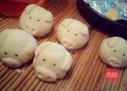 小猪奶黄包（纯手工）的做法图解8