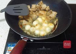 鹌鹑蛋红烧排骨的做法图解6