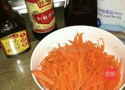 家庭版凉调胡萝卜的做法图解3
