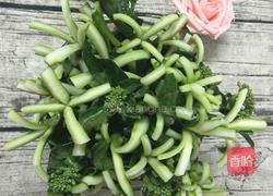 刀功芥兰花的做法图解8