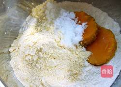 南瓜豆面馒头的做法图解3