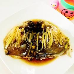 山楂杭菊蒸鱼头