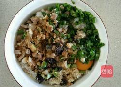 肉末橄榄菜米饭饼的做法图解2