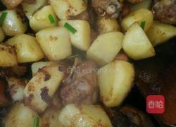 土豆烧鸡腿的做法图解8