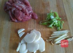 角瓜炒肉的做法图解2