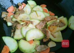 角瓜炒肉的做法图解7