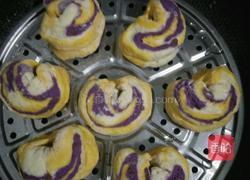 三色花卷馒头的做法图解8