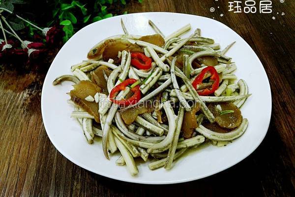麻根鱼煮萝卜干