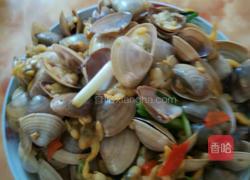 干炒蛤蜊的做法图解4