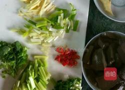 炒羊血的做法图解3