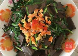 韭菜炒鸭血的做法图解10