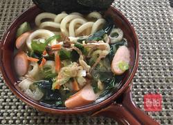 日系野菜乌冬面的做法图解8