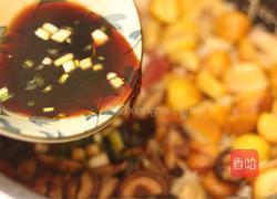 栗子香菇腊肠焖饭的做法图解5