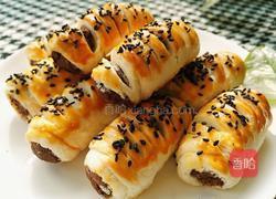 千层酥皮豆沙卷的做法图解21