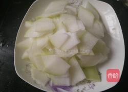 豆豉辣椒炒冬瓜的做法图解1