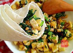 茼蒿豆腐丁的做法图解8