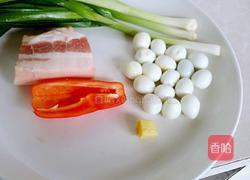 蒜香五花肉烧鹌鹑蛋（浓汁版）的做法图解1