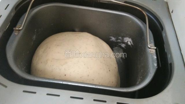 时间到，面团已经发酵到原面团的二倍大