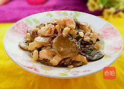 小蘑菇炒肉片(无盐无味精版)的做法图解12