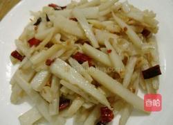 炒藕条的做法图解5