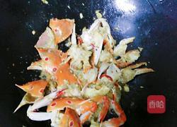 炒蟹的做法图解4