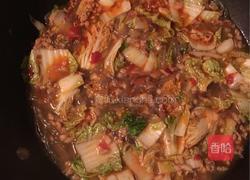 白菜肉末烧粉条的做法图解7